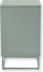 Éjjeliszekrény Jotex Lycjeby zöld 40x65 cm éjjeli asztal push ajtó polccal