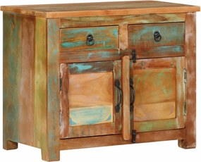 vidaXL tömör újrahasznosított fa tálalószekrény 68x35x55 cm