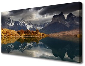 Canvas kép Mountain Lake Landscape 120x60 cm