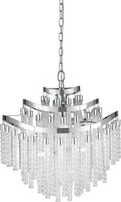 Quoizel glamour modern függeszték glacier peak csiszolt króm elsqzs-pcgp2820c