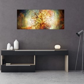 Absztrakt kép fáról (120x50 cm)