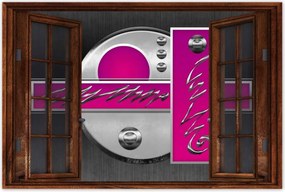 Poszterek 90x60 Absztrakt kör