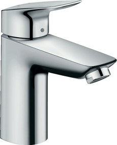 Hansgrohe Logis 100 LowFlow karos mosdócsaptelep kihúzható hulladékkészlettel, króm, HAN-71104000