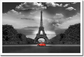 Poszterek keretben 60x40 Eiffel-torony Franciaország