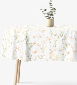 Goldea ovális teflonos terítő - pillangós kert 140 x 200 cm