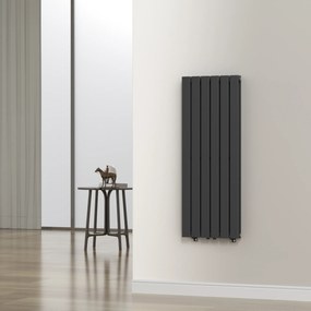 [neu.haus] Kétrétegű design radiátor Nore fekete 120x45cm, 1140W