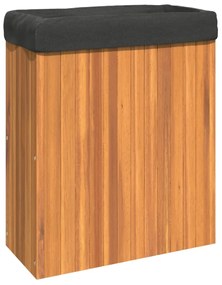 tömör akácfa kerti virágtartó 59x27,5x70 cm