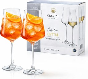 Kristály borospohár vagy Aperol Spritz Bohemia Cettia 480ml 6 db