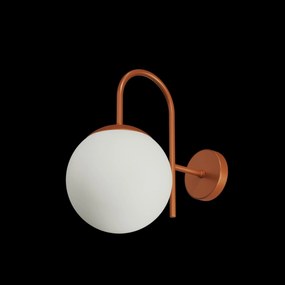 Osmont ANC40011 Ancha 2 fali üveg lámpa terrakotta fehér IP40 25W