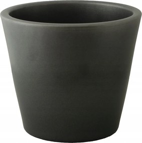Virágtartó Sofia kerámia fekete matt átm. 21cm