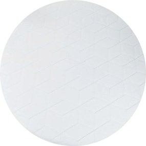 Kerek szőnyeg Rabbit 3D 150 cm fehér