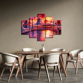 Egy varázslatos erdő képe (150x105 cm)