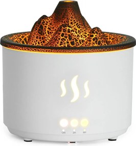 RDF3 aroma diffúzor vulkán formájában - 500 ml - fehér