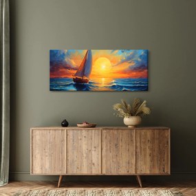 Kép - Vitorlások (120x50 cm)