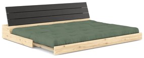Zöld kinyitható kanapé 196 cm Base – Karup Design