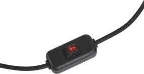 Japandi kültéri állólámpa fekete kötélárnyékolóval IP44 - Arc Jayla