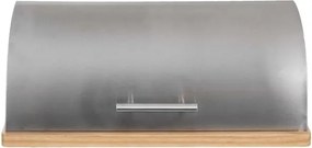 Basic rozsdamentes acél és bambusz kenyérdoboz - Orion