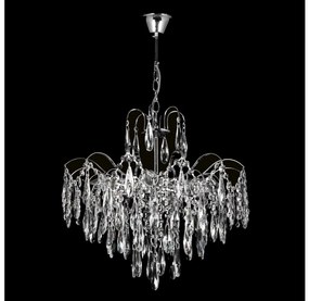 Kristály csillár láncon 6xE27/60W/230V