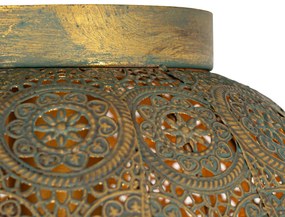 Keleti mennyezeti lámpa arany és zöld színben 28,5 cm - Baloo