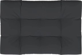 vidaXL fekete szövet raklappárna 120 x 80 x 12 cm