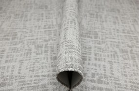 Hurkos Szőnyeg Szürke Melange Rács Nappaliba Filc Traffic 150x250 cm