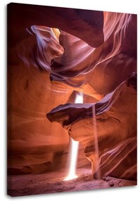 Gario Vászonkép Fény egy barlangban Méret: 40 x 60 cm