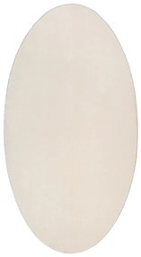 Szőnyegek Bézs Poliészter 80 x 150 cm Ovális