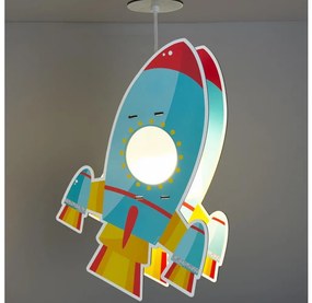 Dalber 63357 - Gyerek csillár ROCKET 1xE27/15W/230V