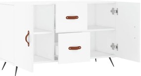 fehér szerelt fa tálalóasztal 100 x 36 x 60 cm