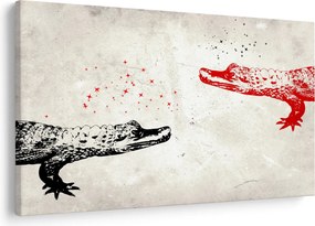 Kép - krokodilok (90x60 cm)