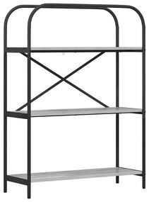Könyvespolc Szürke sonoma 80 x 30 x 109 cm Faanyag