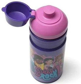 Kulacs, 390 ml, LEGO Friends, lila-rózsaszín-mintás (L40561734)