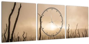 Kép - Csupasz fák (órával) (90x30 cm)