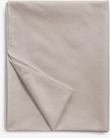 Goldea sima pamut lepedő - szürkésbarna 140 x 240 cm