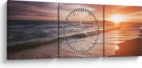 Kép - Naplemente Thaiföldön (órával) (90x30 cm)
