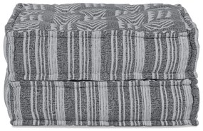 Moduláris Puff Szürke 70x70x36 Szövet