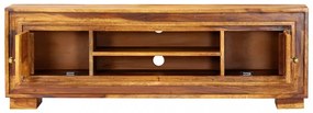tömör akácfából TV-szekrény 118 x 30 x 40 cm