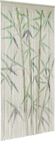vidaXL rovaros ajtófüggöny Bambusz nyomtatás 90x220 cm Bambusz