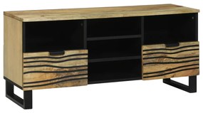 TV szekrény, 100x33,5x46 cm, tömör mangófából készült