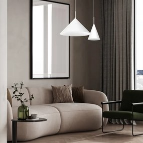 CAPITAL kábellel függesztett lámpa 1xGX53/15W/230V, átmérő 17 cm, fehér