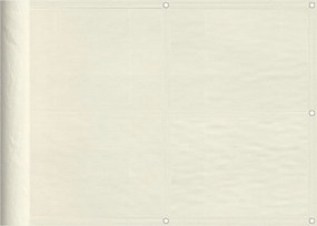 vidaXL krémszínű erkélyparaván 100% oxford poliészter 75 x 700 cm