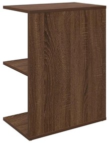 éjjeliszekrény barna tölgyfa 46,5x29x61 cm gépi forgácsolt fa