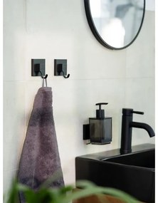 WENKO 71448800 - VACUUM-LOC QUADRO ED kampó, 6x7 cm, fekete