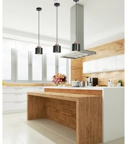 Csillár zsinóron OLENA 1xE27/60W/230V fekete