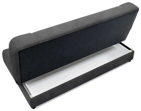 Sofa PIANO Sztruksowa Ciemnoszara