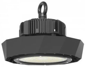 Csarnok világító LED lámpatest  , UFO , 150 Watt , hideg fehér , fekete , 120 lm/W , 120° , Samsung Chip , 5 év garancia , IP65