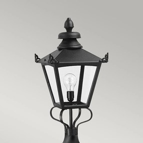 Elstead klasszikus kültéri állólámpa grampian fekete átlátszó elsgn1-black