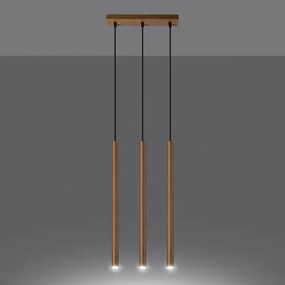 Sollux SL.1171 - Csillár zsinóron PASTELO 3xG9/8W/230V arany