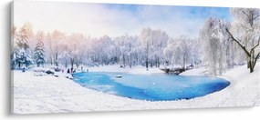 Kép - Jeges tó (120x50 cm)