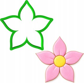 Húsvéti Forma Mézeskalács lyukasztó Húsvét Valentin Nap Virág